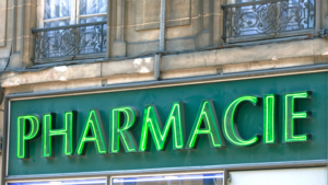 devanture de pharmacie